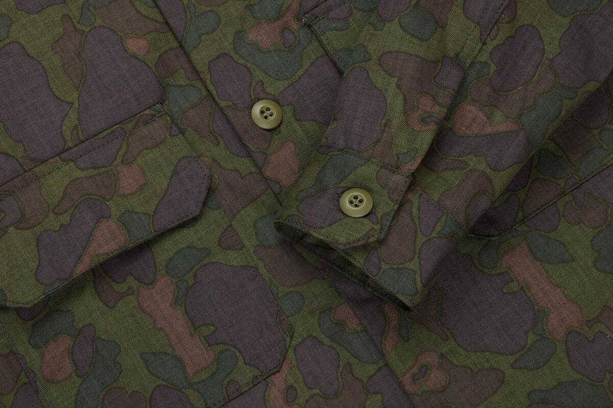 3sixteen - Officer Shirt Dark Frog Camo HBT - City Workshop Men's Supply Co.