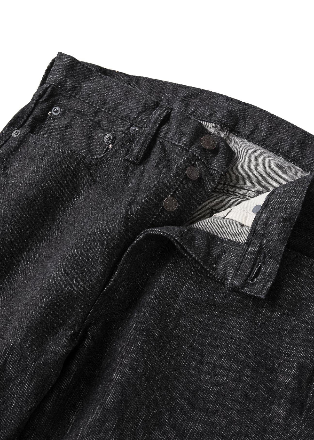 Full Count - 1108BK - Slim Straight Black Selvedge Denim - City Workshop Men's Supply Co.
