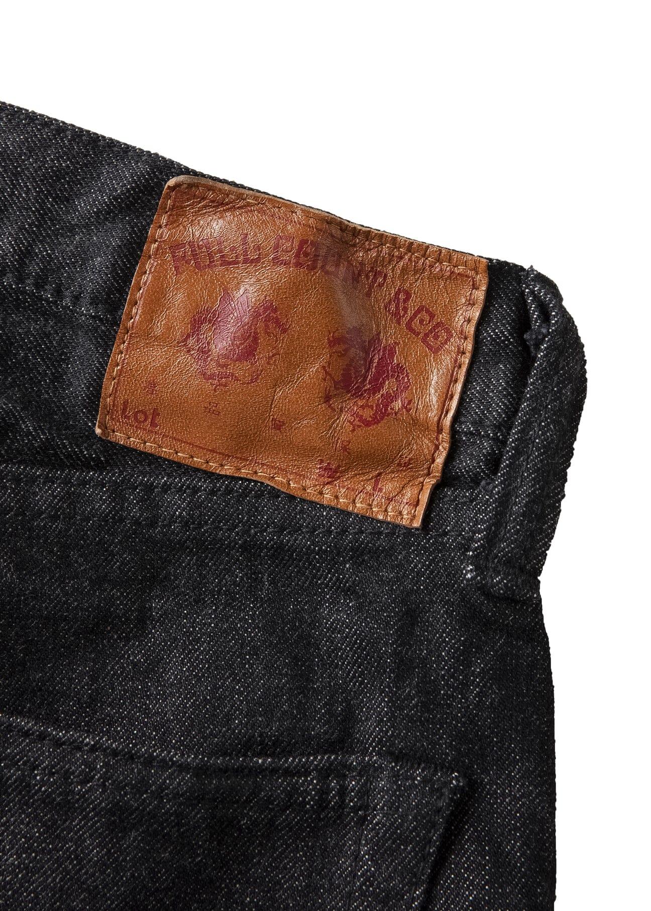 Full Count - 1108BK - Slim Straight Black Selvedge Denim - City Workshop Men's Supply Co.