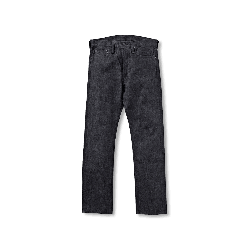 Full Count - 1108BK - Slim Straight Black Selvedge Denim - City Workshop Men's Supply Co.