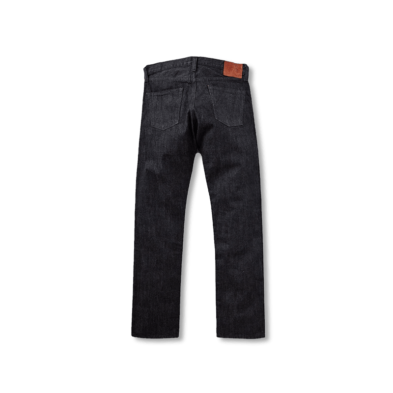 Full Count - 1108BK - Slim Straight Black Selvedge Denim - City Workshop Men's Supply Co.