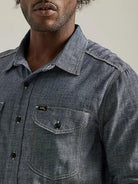Men's Lee - 101 70'S Denim Overshirt in Dry - City Workshop Men's Supply Co.