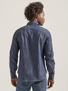 Men's Lee - 101 Western Shirt in Dry Indigo - City Workshop Men's Supply Co.