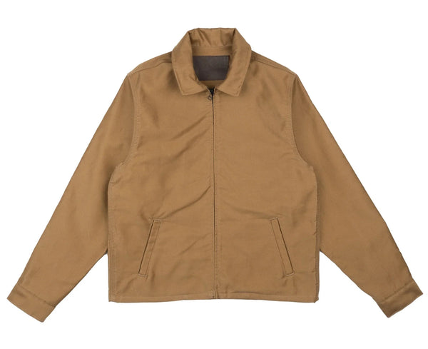 Naked & Famous - Zip Jacket - Brushed Jungle Cloth - Tan – City
