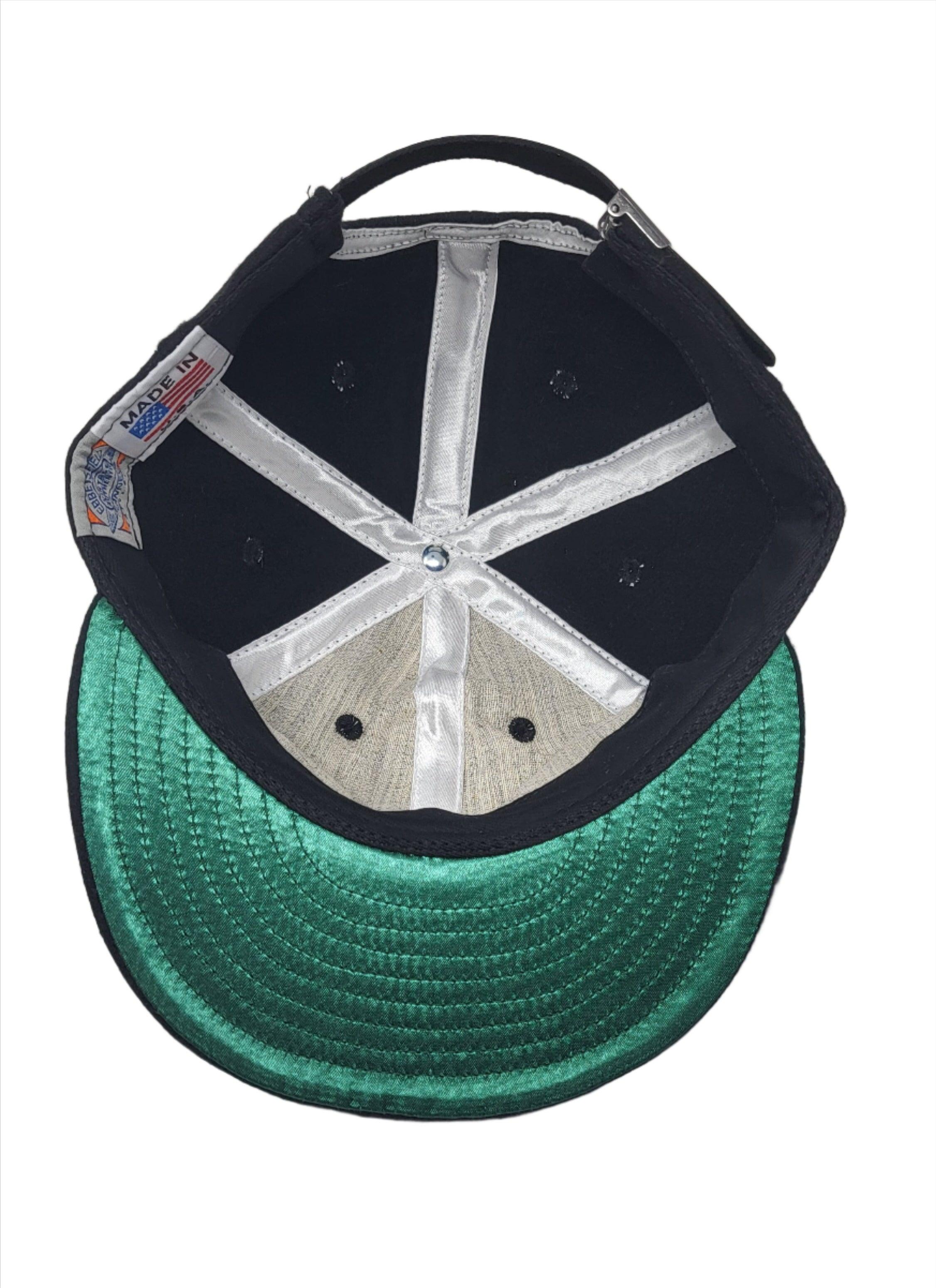 City Workshop "Wings" Logo Cap - Black/Black/Red Stitch - City Workshop Men's Supply Co.