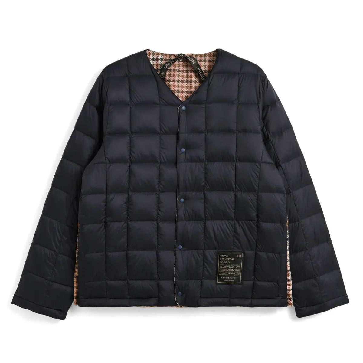 Universal Works x TAION - Reversible Button Down Jacket - Dark Navy