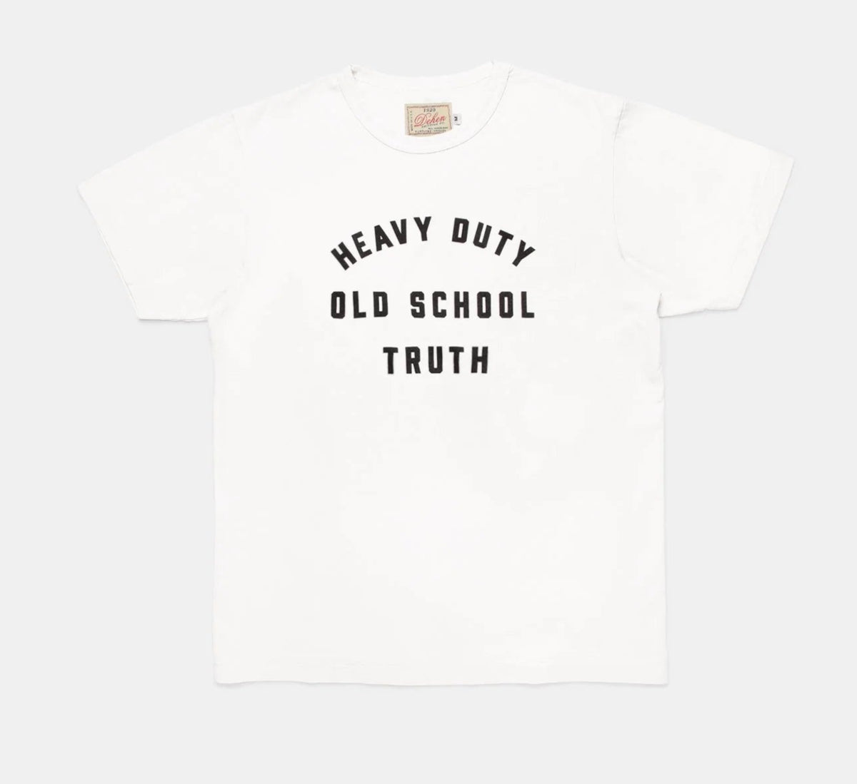 Dehen 1920 アメリカ製 HDOST プリント Tシャツ ブラック Heavy Duty Tee - HDOST - Black – Dehen 1920