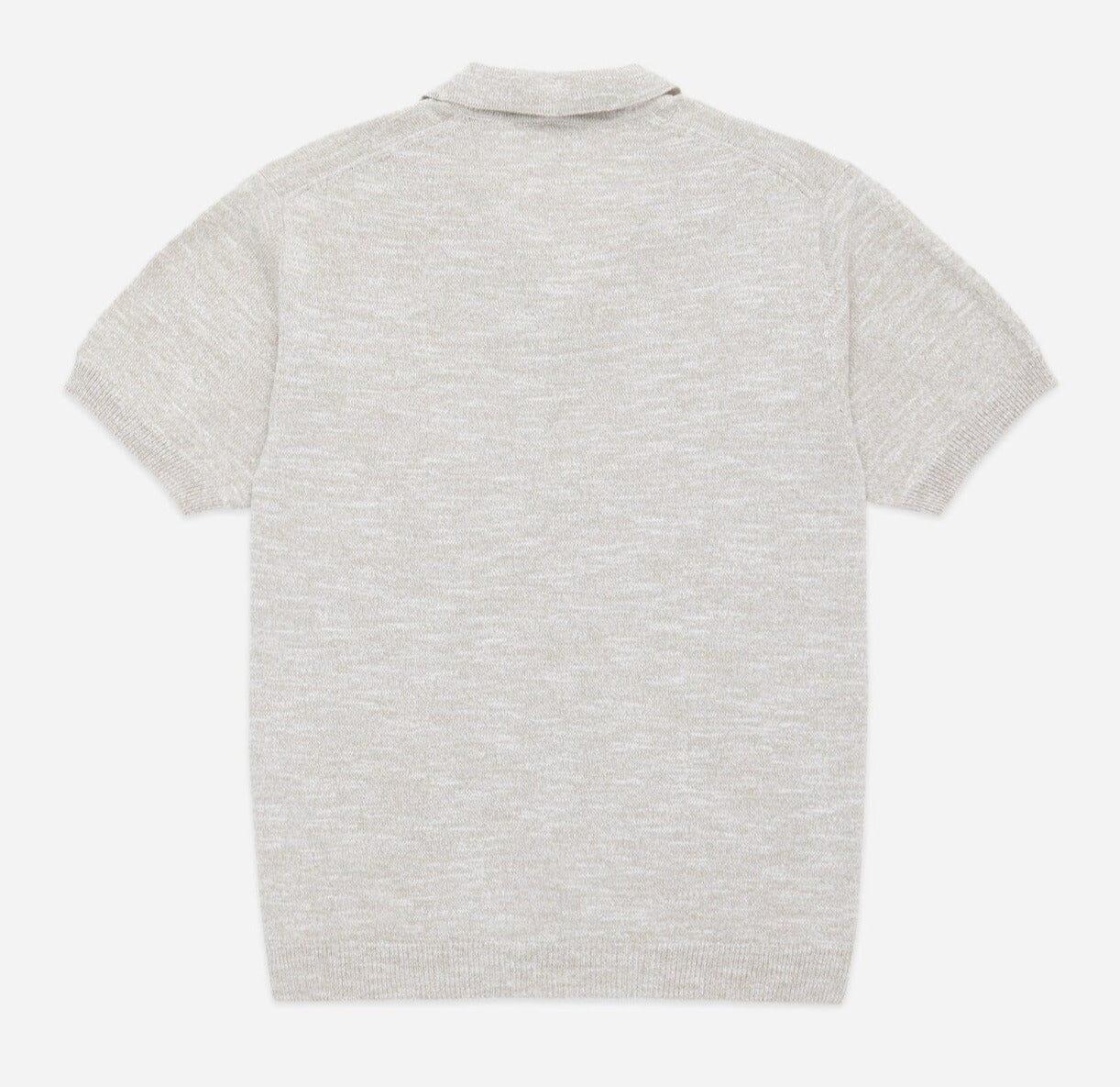 3sixteen - Knit Polo Natural Marled Yarn - City Workshop Men's Supply Co.