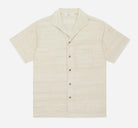 3sixteen - Leisure Shirt Ivory Handloom Silk - City Workshop Men's Supply Co.