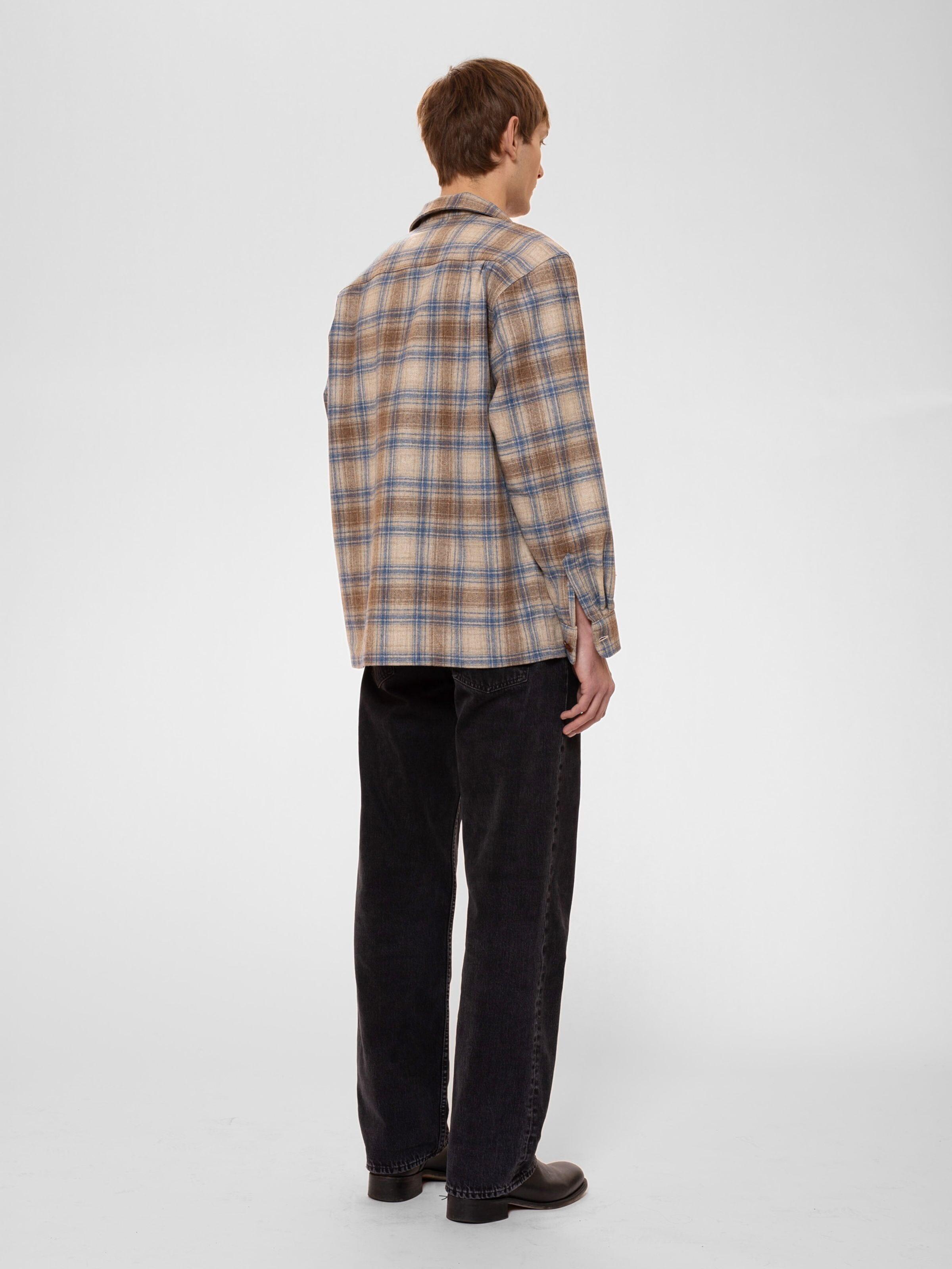 Nudie Jeans Co. - Vincent Board Shirt Beige - City Workshop Men's Supply Co.