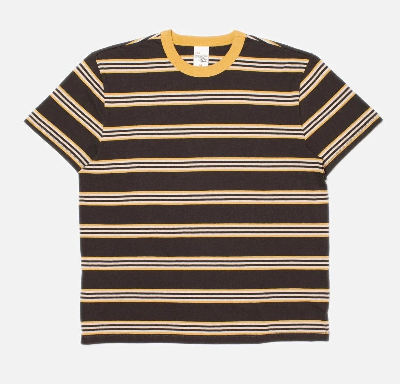 Nudie Jeans Co - Leif Mud Stripe T-Shirt Multi - City Workshop Men's Supply Co.