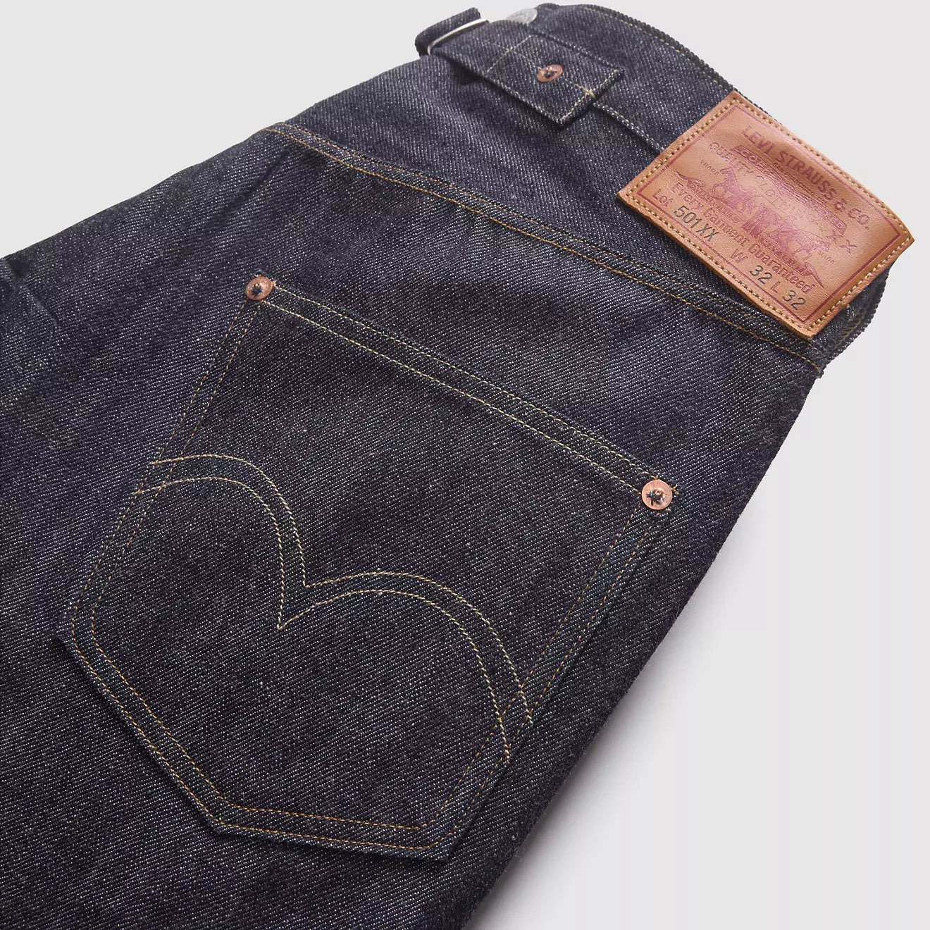 Levi's - Made In Japan 1922 501® Original Fit Men's Jeans - Rigid Dark Wash - City Workshop Men's Supply Co.