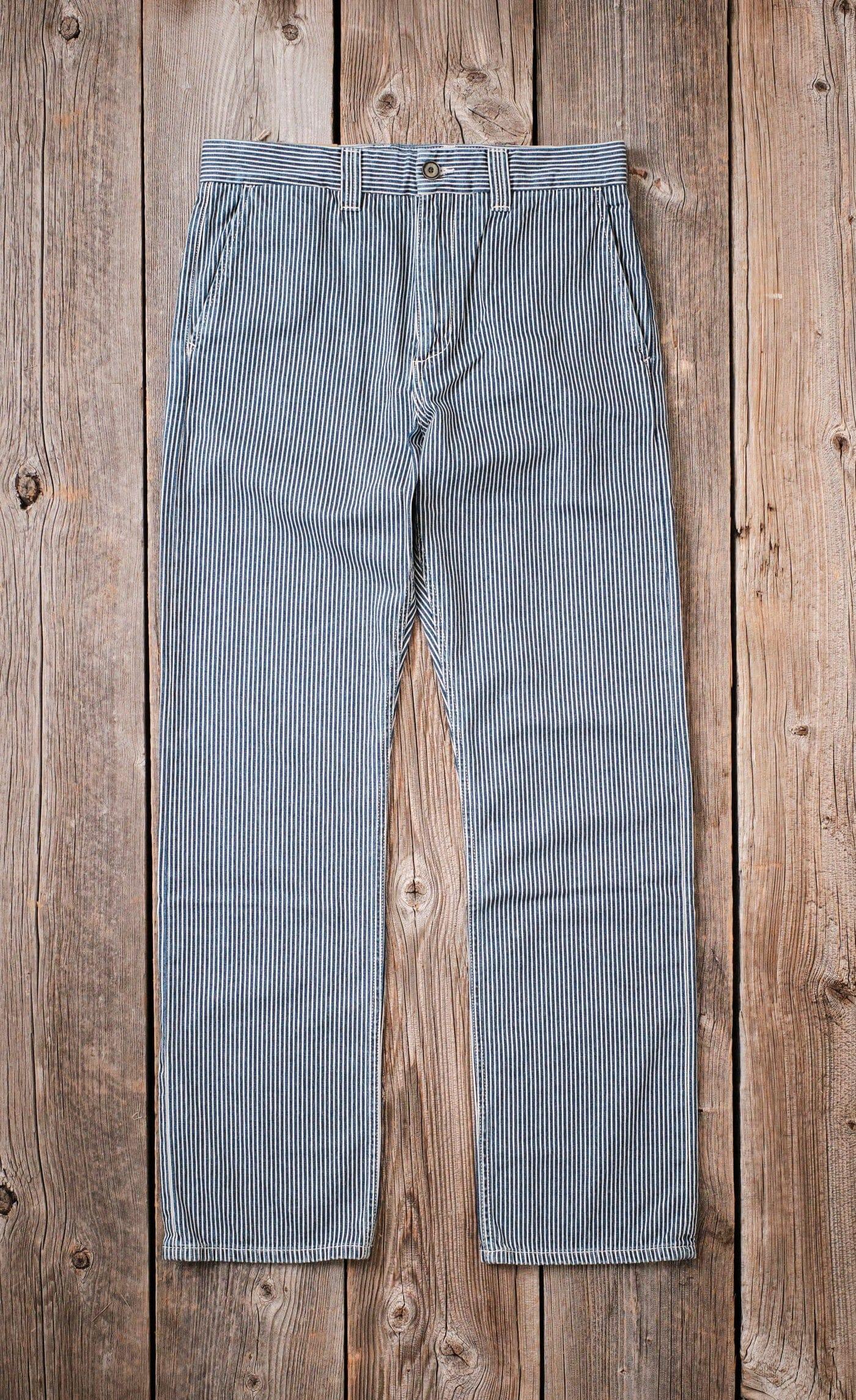 Freenote Cloth - Deck Pant Indigo Stripe - City Workshop Men's Supply Co.
