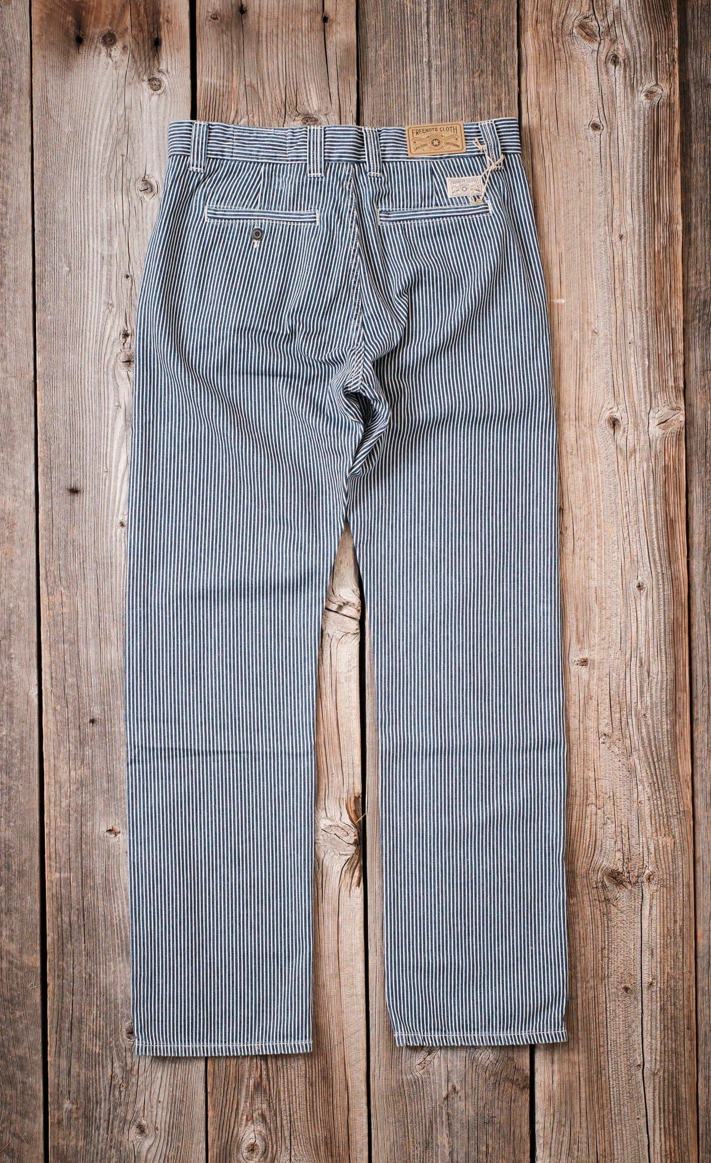 Freenote Cloth - Deck Pant Indigo Stripe - City Workshop Men's Supply Co.