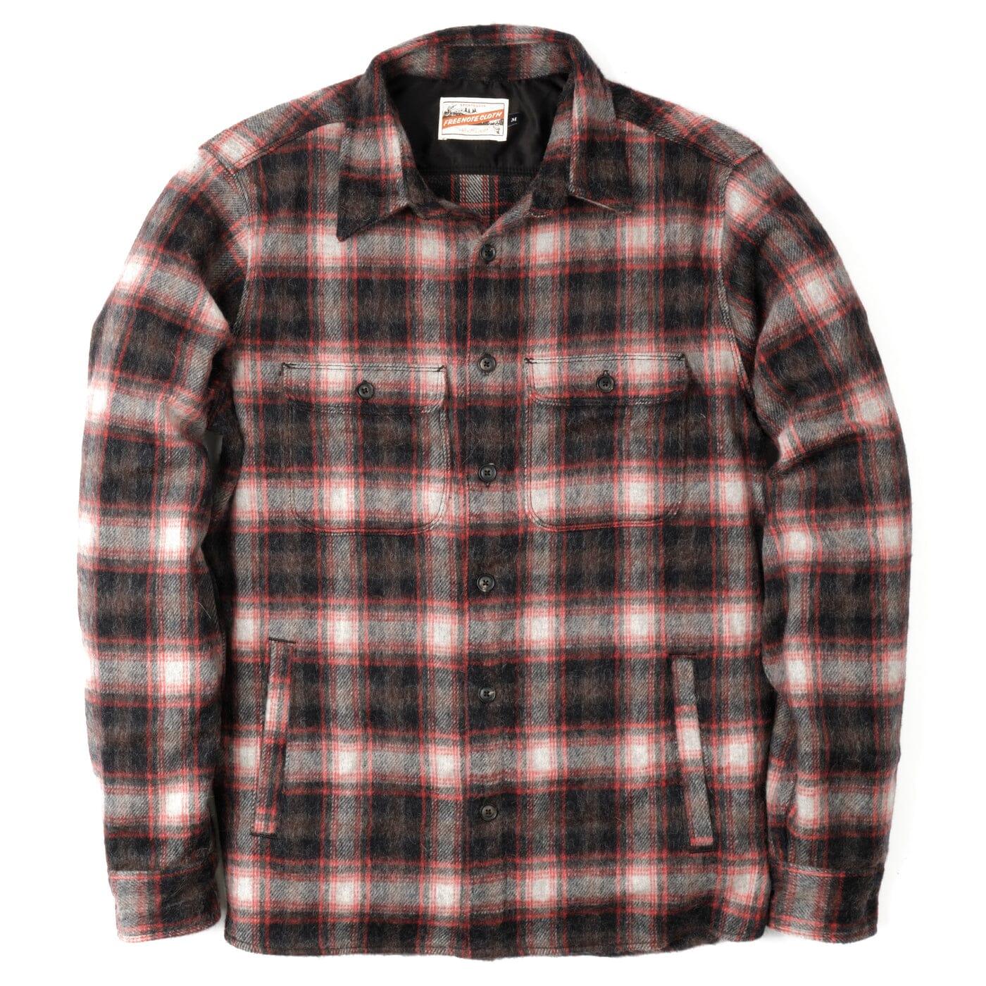 Freenote Cloth - Alta Black Plaid Classic Overshirt - City Workshop Men's Supply Co.