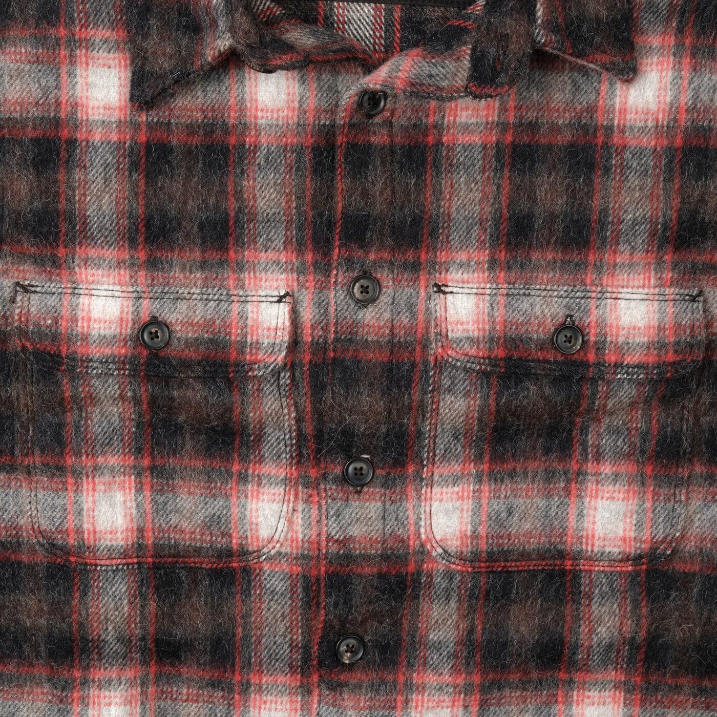 Freenote Cloth - Alta Black Plaid Classic Overshirt - City Workshop Men's Supply Co.