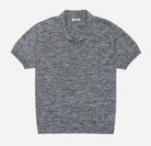 3sixteen - Knit Polo Black Marled Yarn - City Workshop Men's Supply Co.