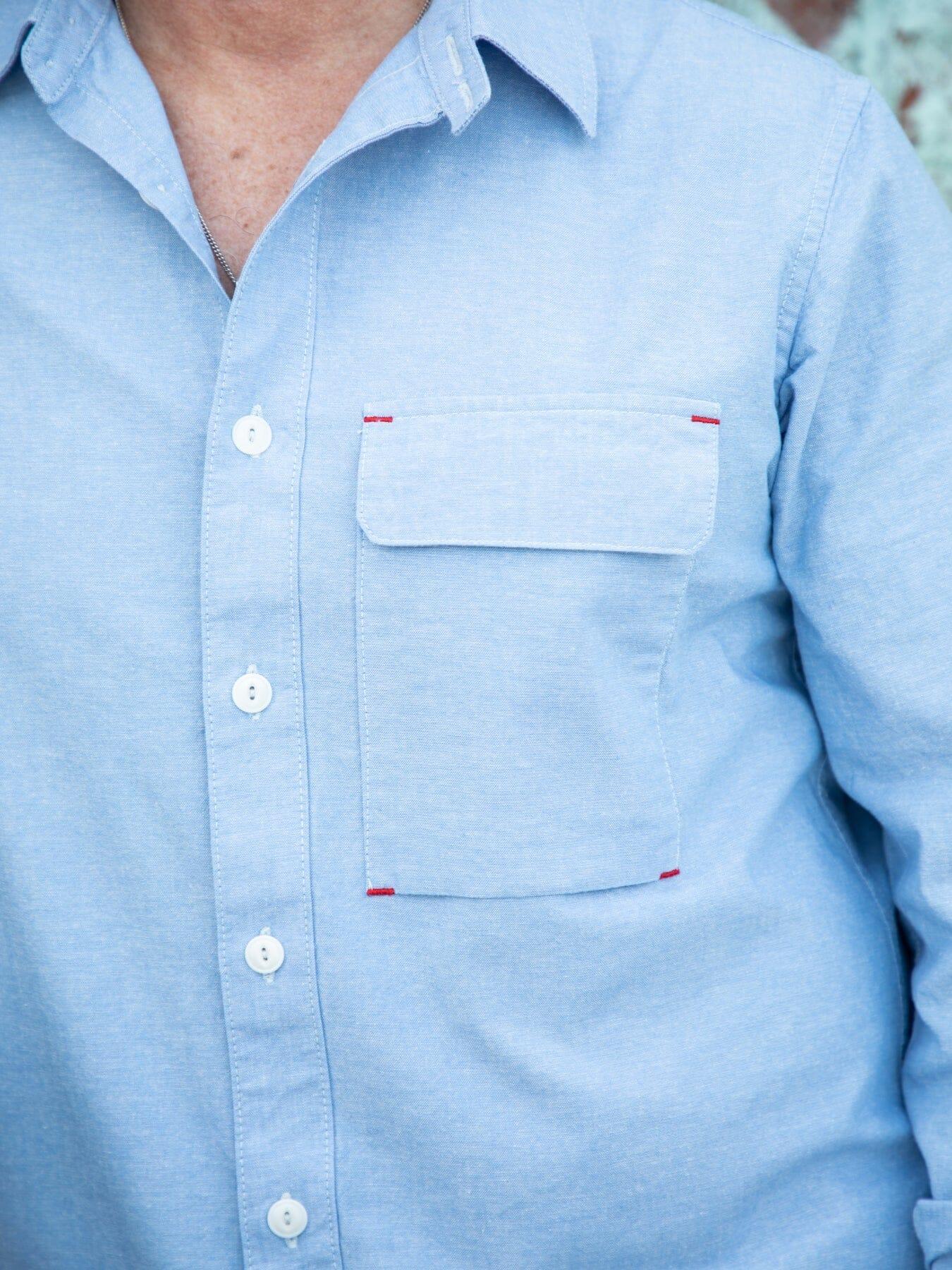 Blackthorn Denim - Hudson Work Shirt - Light Blue - City Workshop Men's Supply Co.