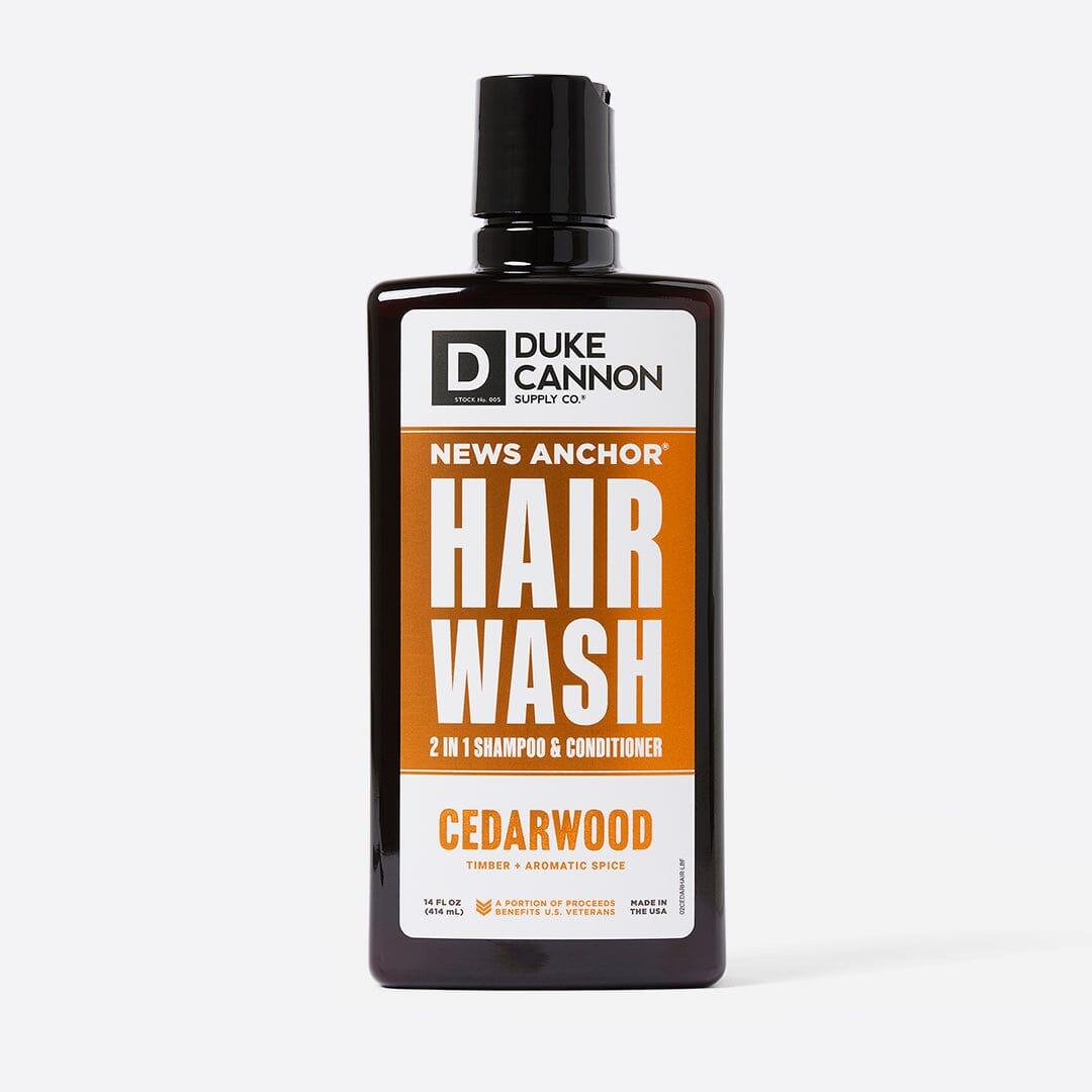 Duke Cannon - News Anchor 2-in-1 Hair Wash - Cedarwood - City Workshop Men's Supply Co.