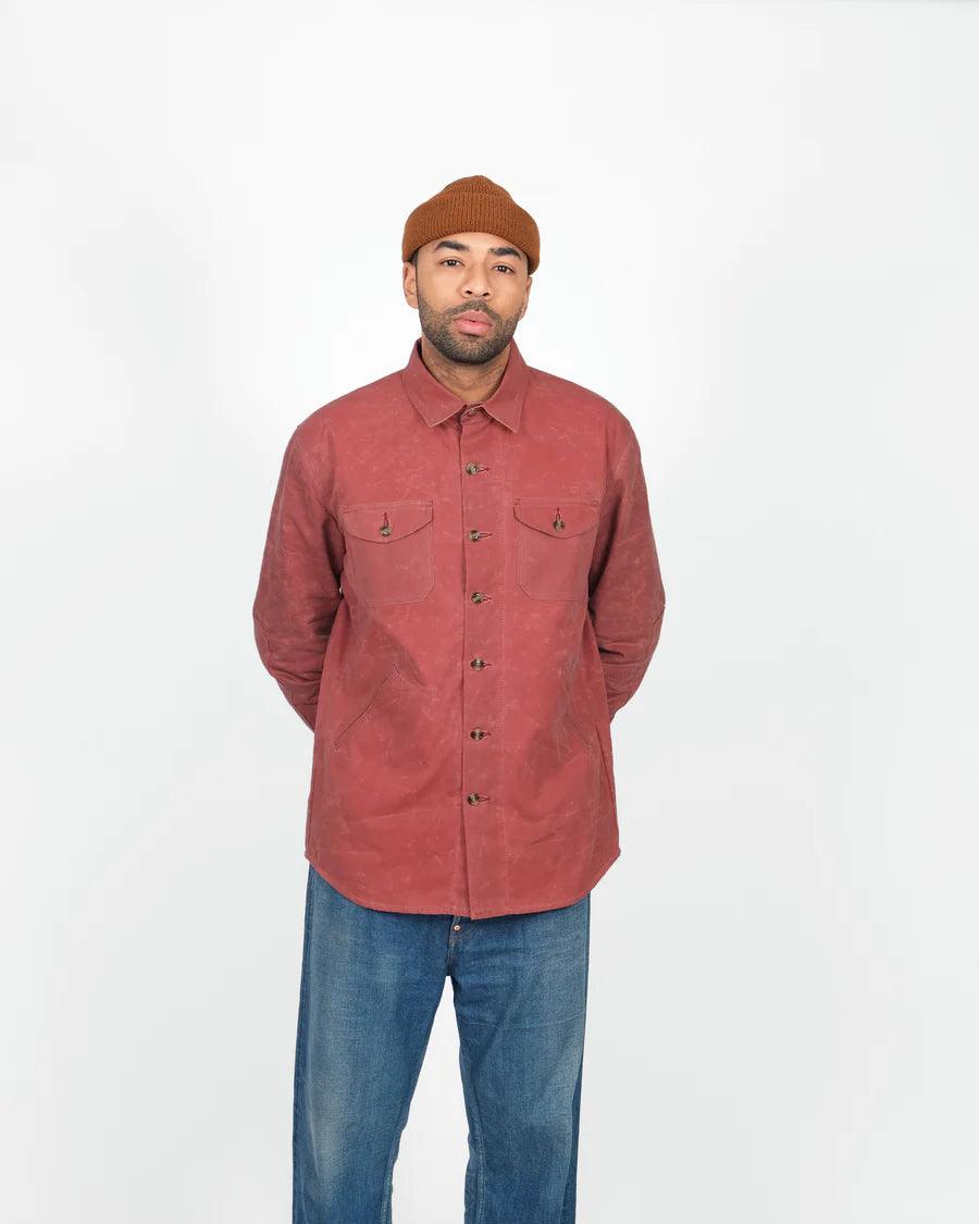 Dehen 1920 - Crissman Overshirt - Nautical Red - City Workshop Men's Supply Co.