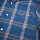 Freenote Cloth - Hawaiian LS Anchorage Blue Plaid - City Workshop Men's Supply Co.