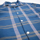Freenote Cloth - Hawaiian LS Anchorage Blue Plaid - City Workshop Men's Supply Co.