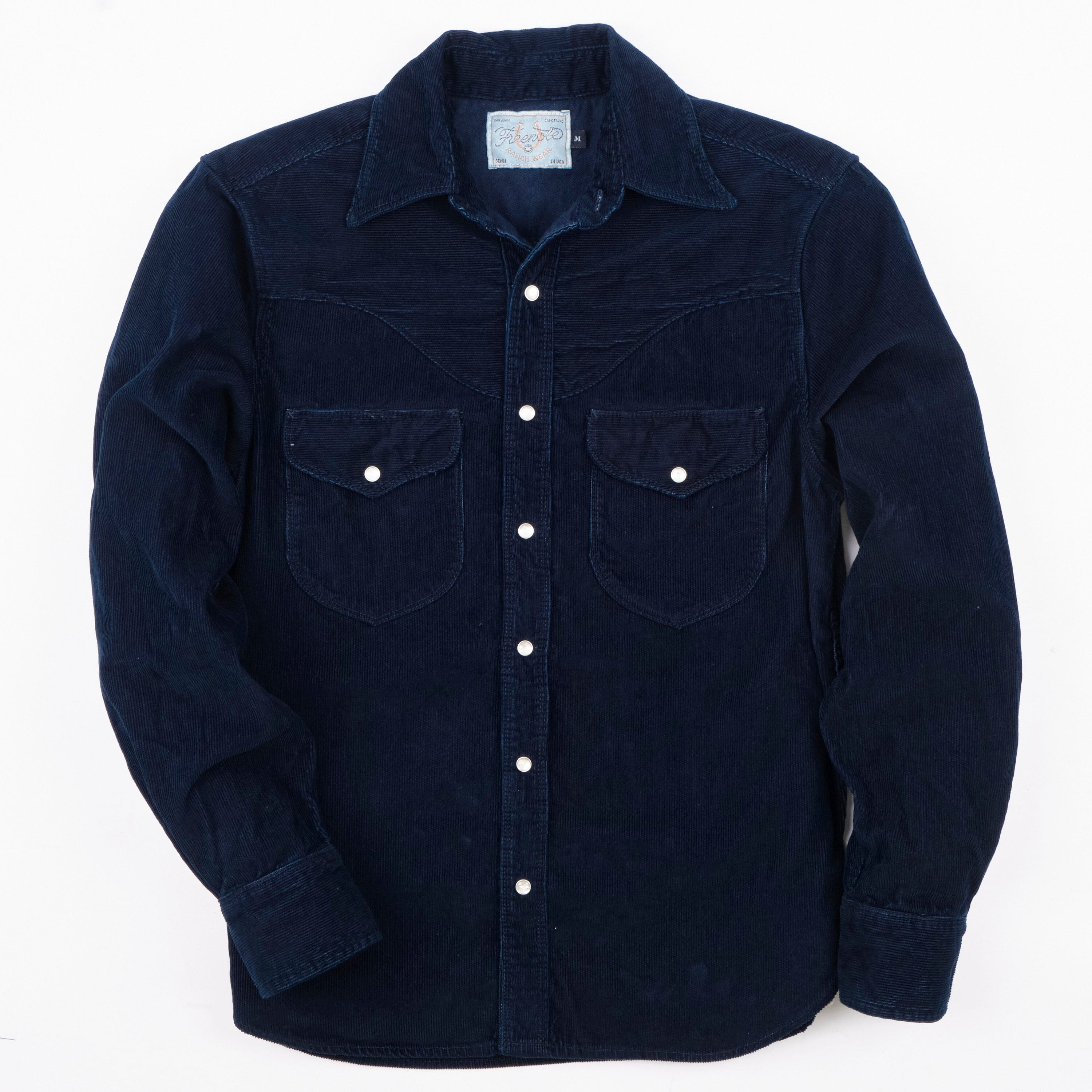 Freenote Cloth - Packard Indigo Corduroy - City Workshop Men's Supply Co.