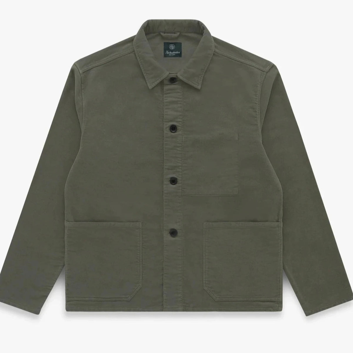 Knickerbocker - French Moleskin Jacket in Olive