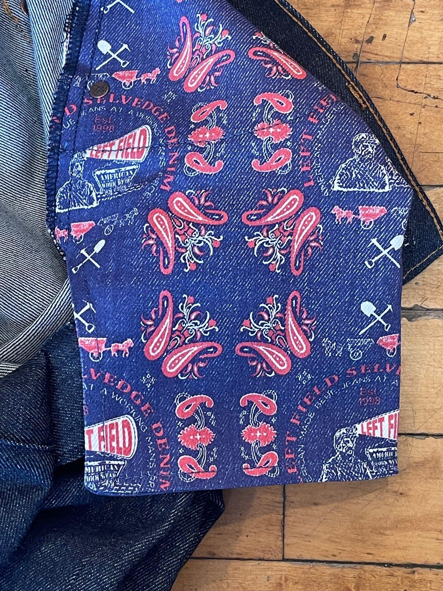 Left Field NYC - Atlas Vidalia Mills 14 oz Indigo Raw Denim - City Workshop Men's Supply Co.