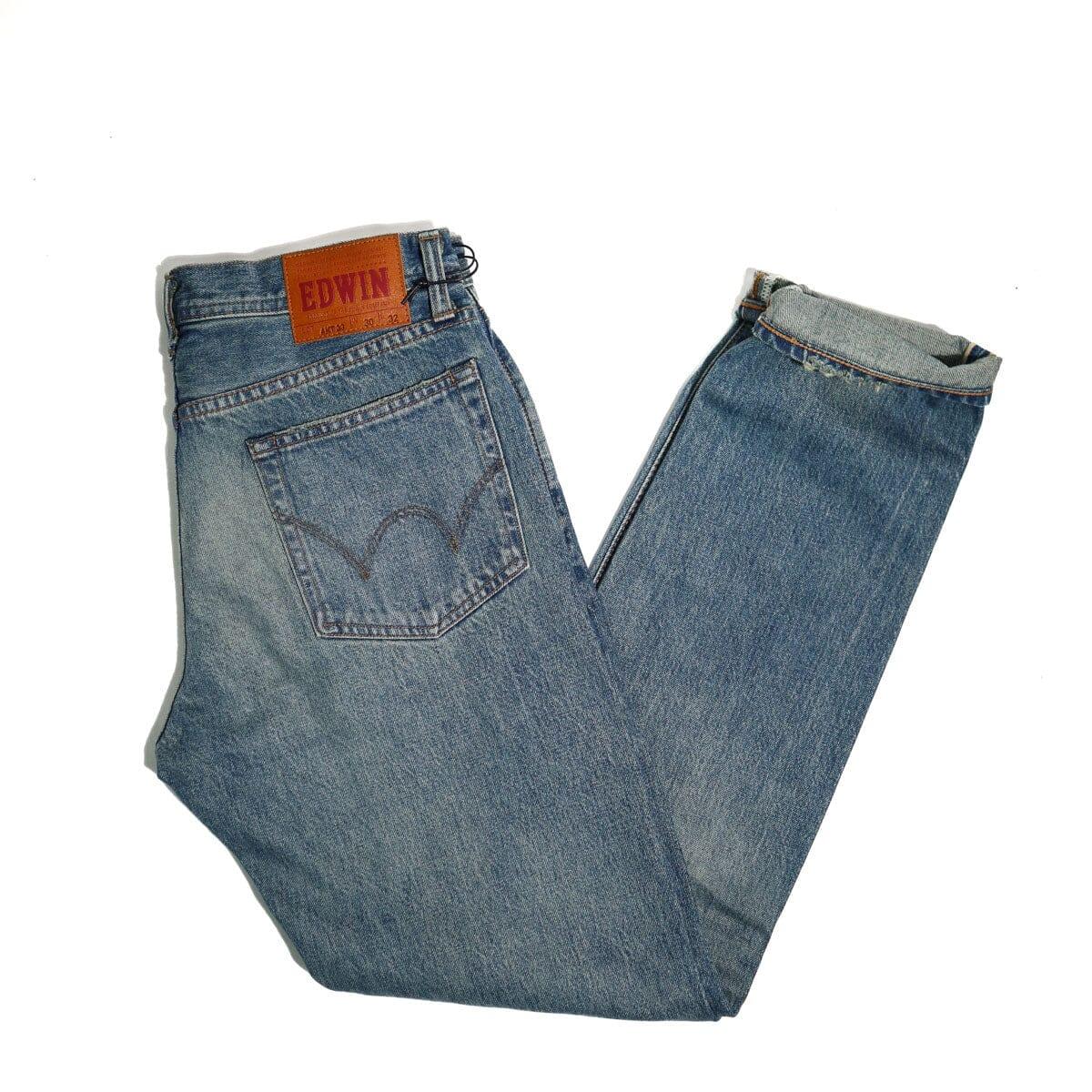 Edwin Japan - AKT33 Relic 13.5oz Rainbow Selvedge Denim Regular Taper - City Workshop Men's Supply Co.