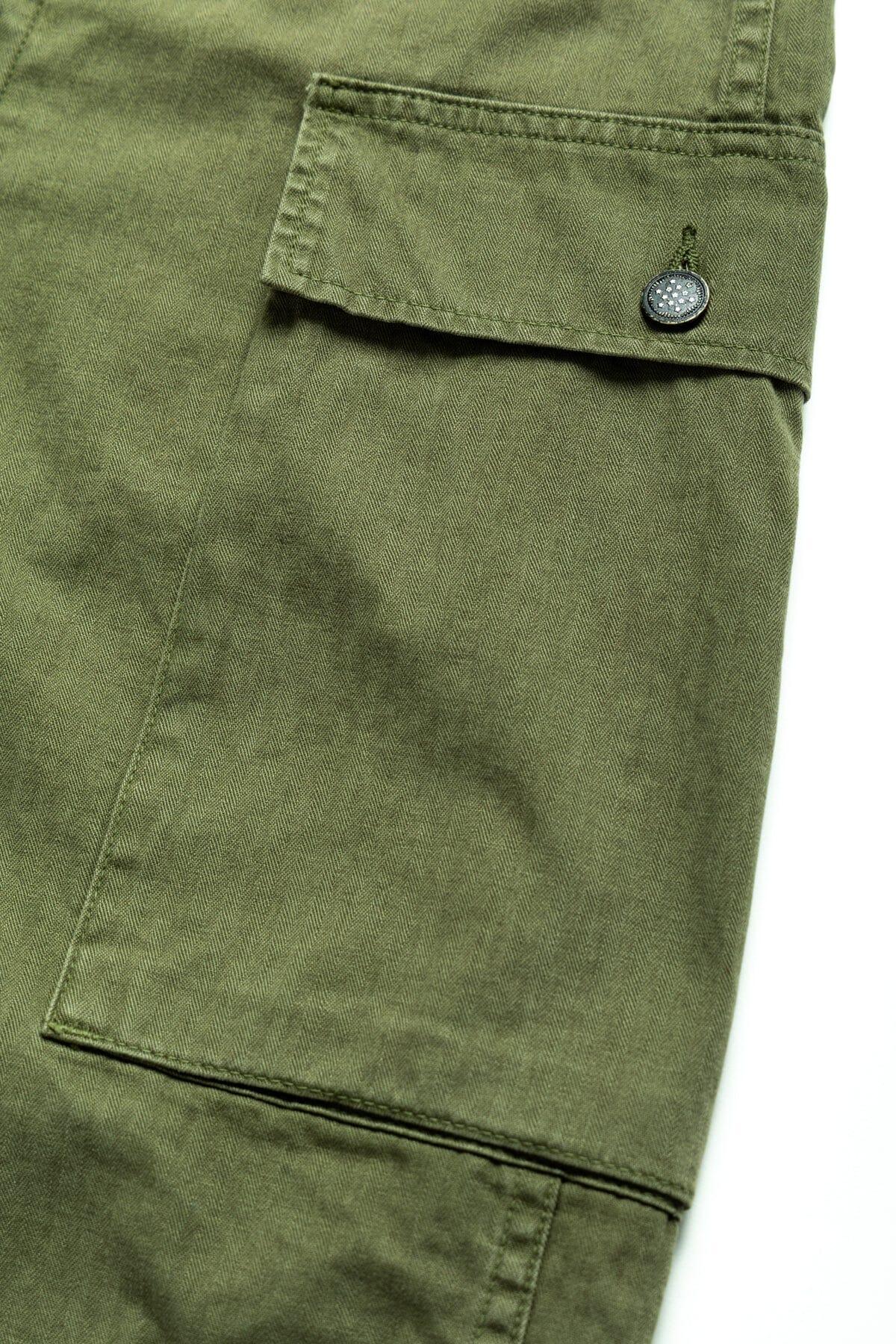 orSlow - (03-7250-76) U.S Army 2 Pocket Cargo Shorts - Army Green - City Workshop Men's Supply Co.