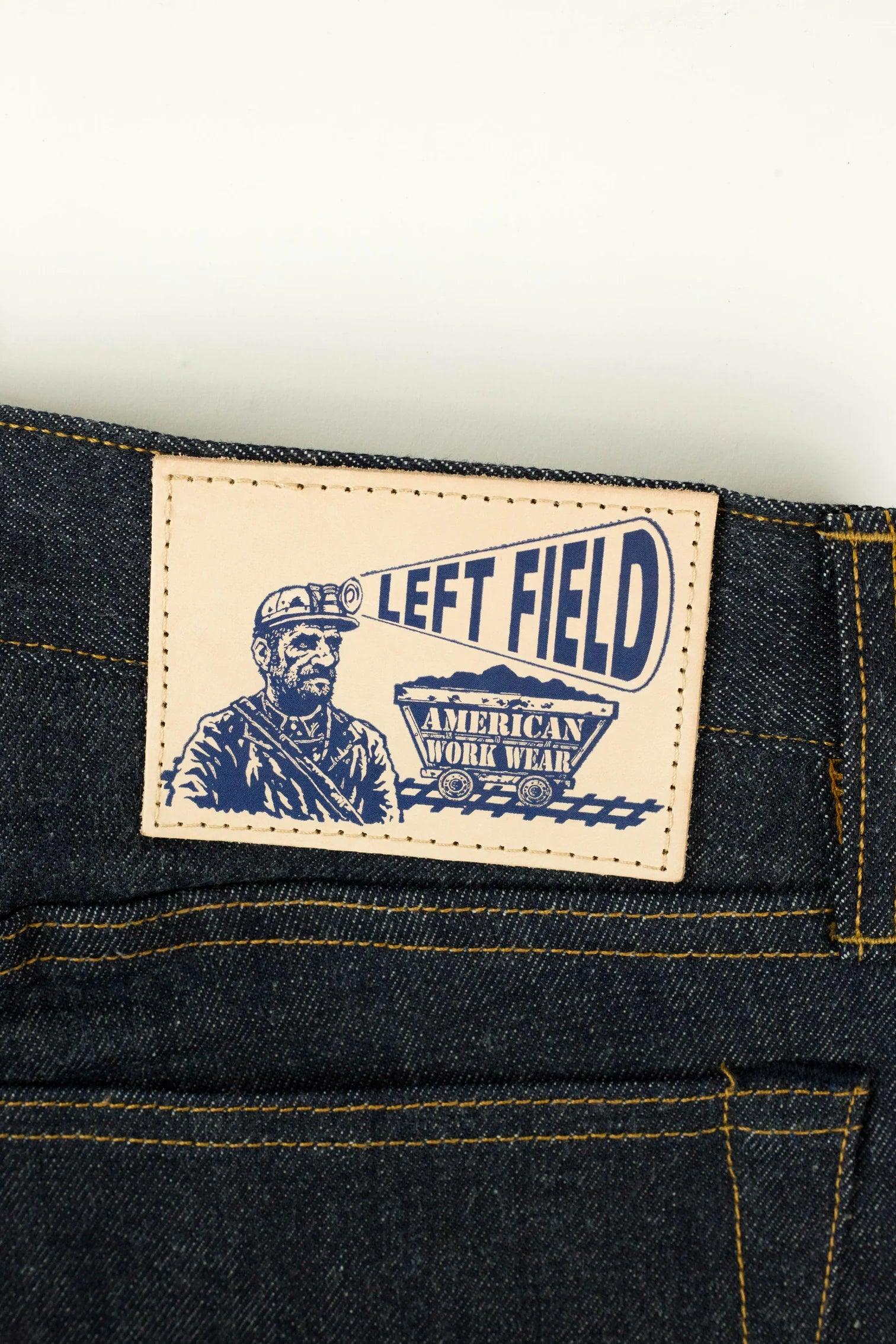 Left Field NYC - Atlas Vidalia Mills 14 oz Indigo Raw Denim - City Workshop Men's Supply Co.