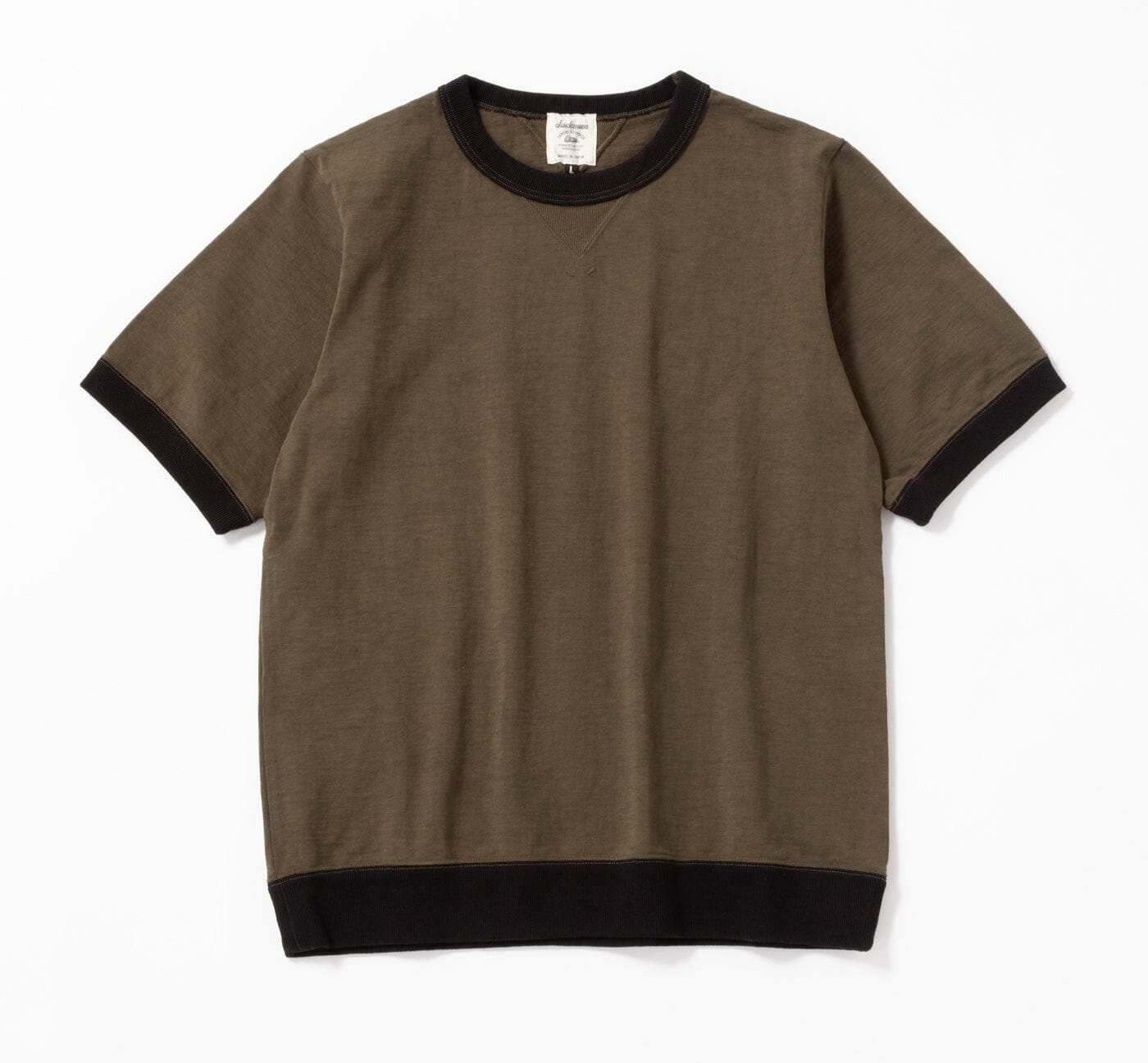 Jackman★Dotsume Rib T-shirt Jackman - Dotsume Rib T-Shirt - WoodxBlack – City Workshop