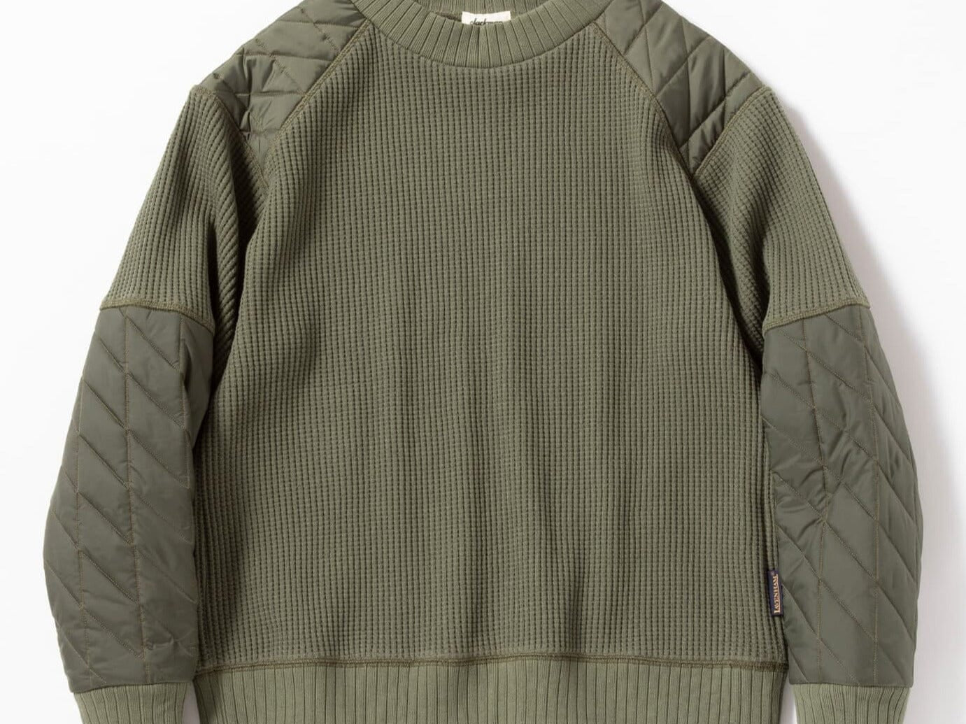 Jackman - Waffle Armored Midneck - Olive Green - City Workshop Men's Supply Co.