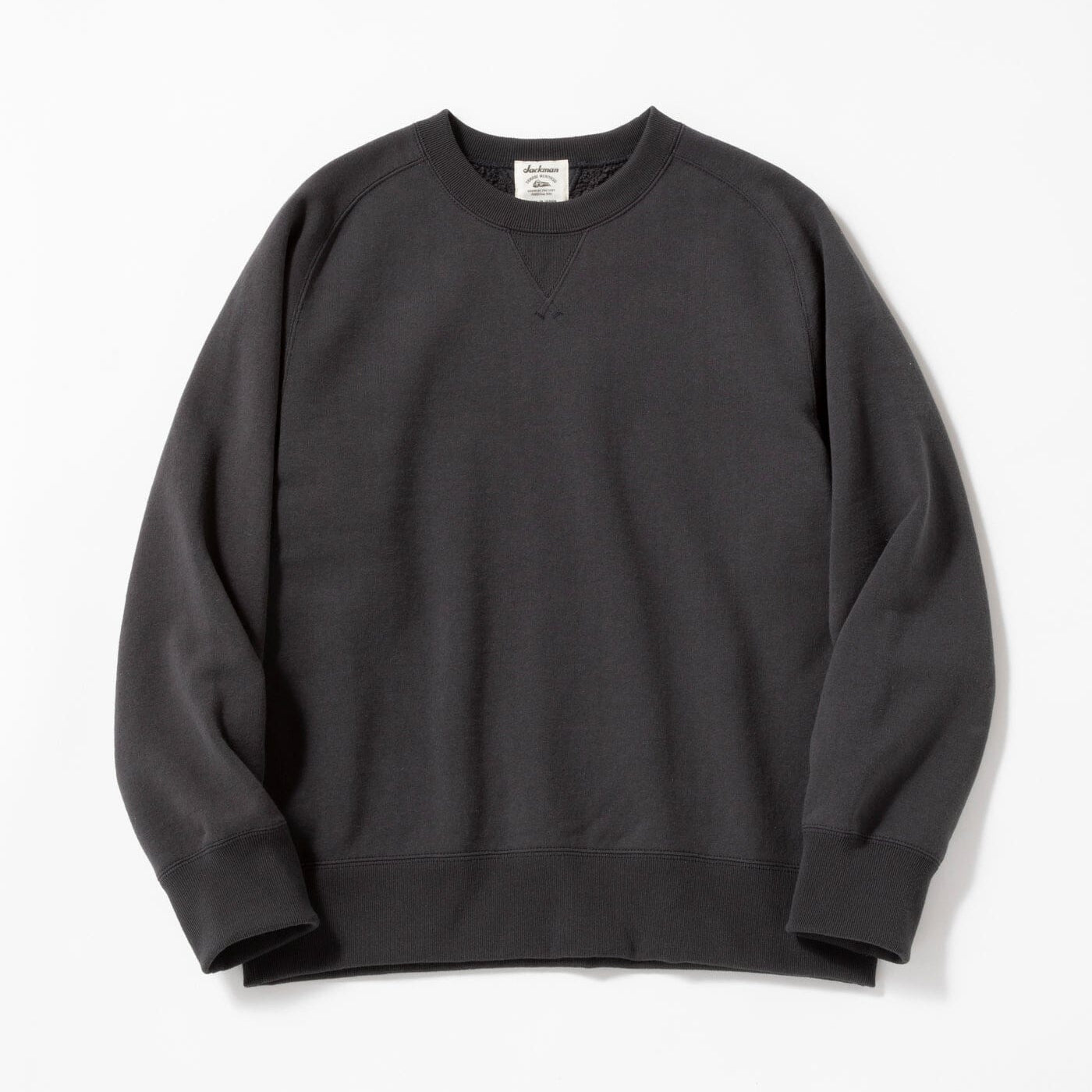 Jackman - Big Loop Crewneck in Ink Black - City Workshop Men's Supply Co.