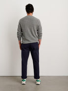 Alex Mill - V-Neck Sweater in Lightweight Cashmere in Heather Grey - City Workshop Men's Supply Co.