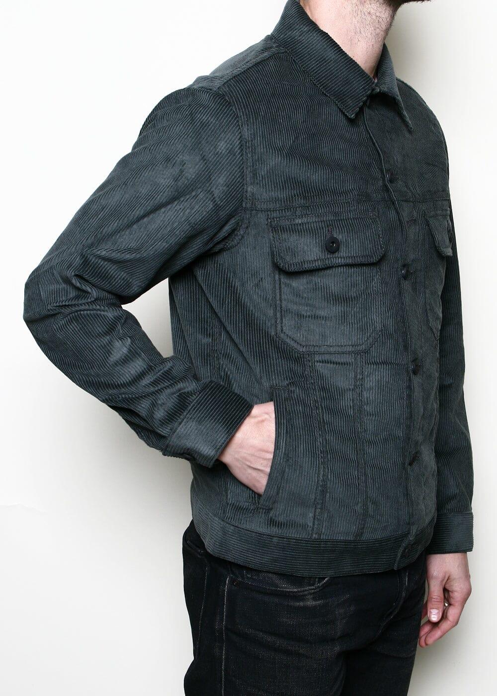 Rogue Territory - Cruiser Jacket Grey Corduroy - City Workshop Men's Supply Co.