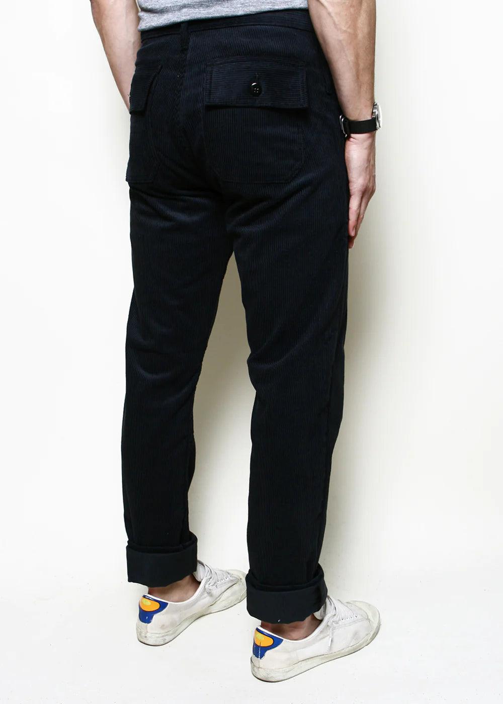 Rogue Territory - Corduroy Fatigue Pants in Black - City Workshop Men's Supply Co.