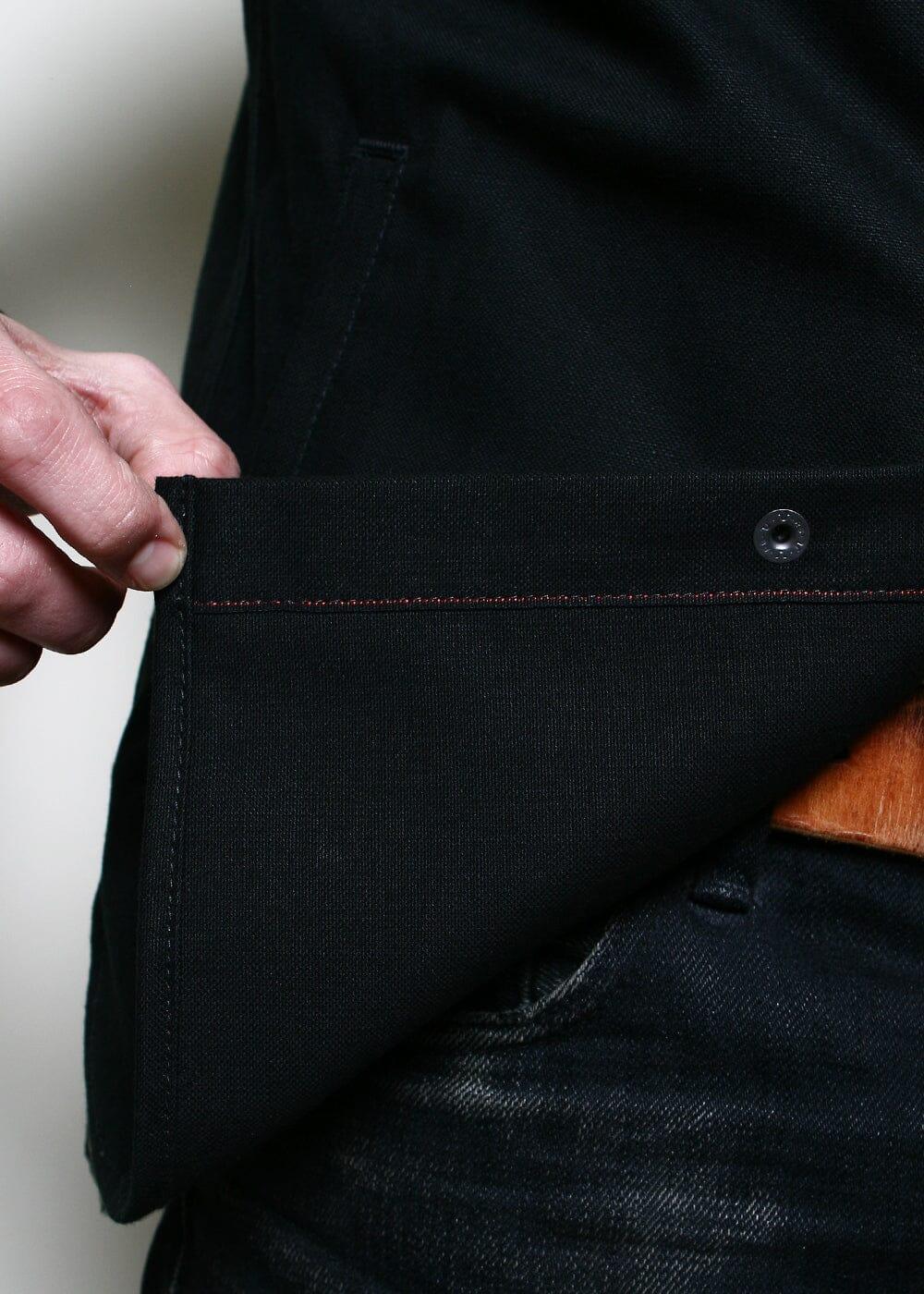 Rogue Territory - Service Shirt Black Canvas Selvedge - City Workshop Men's Supply Co.