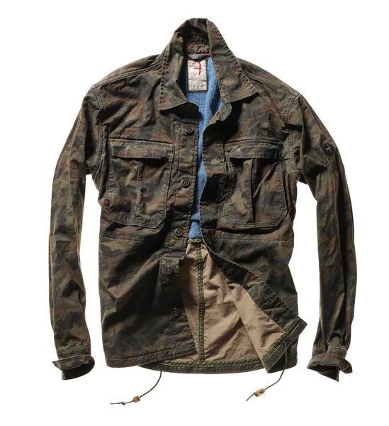 Relwen - Ripstop CPO Shirtjacket - Dk Olive Camo - City Workshop Men's Supply Co.