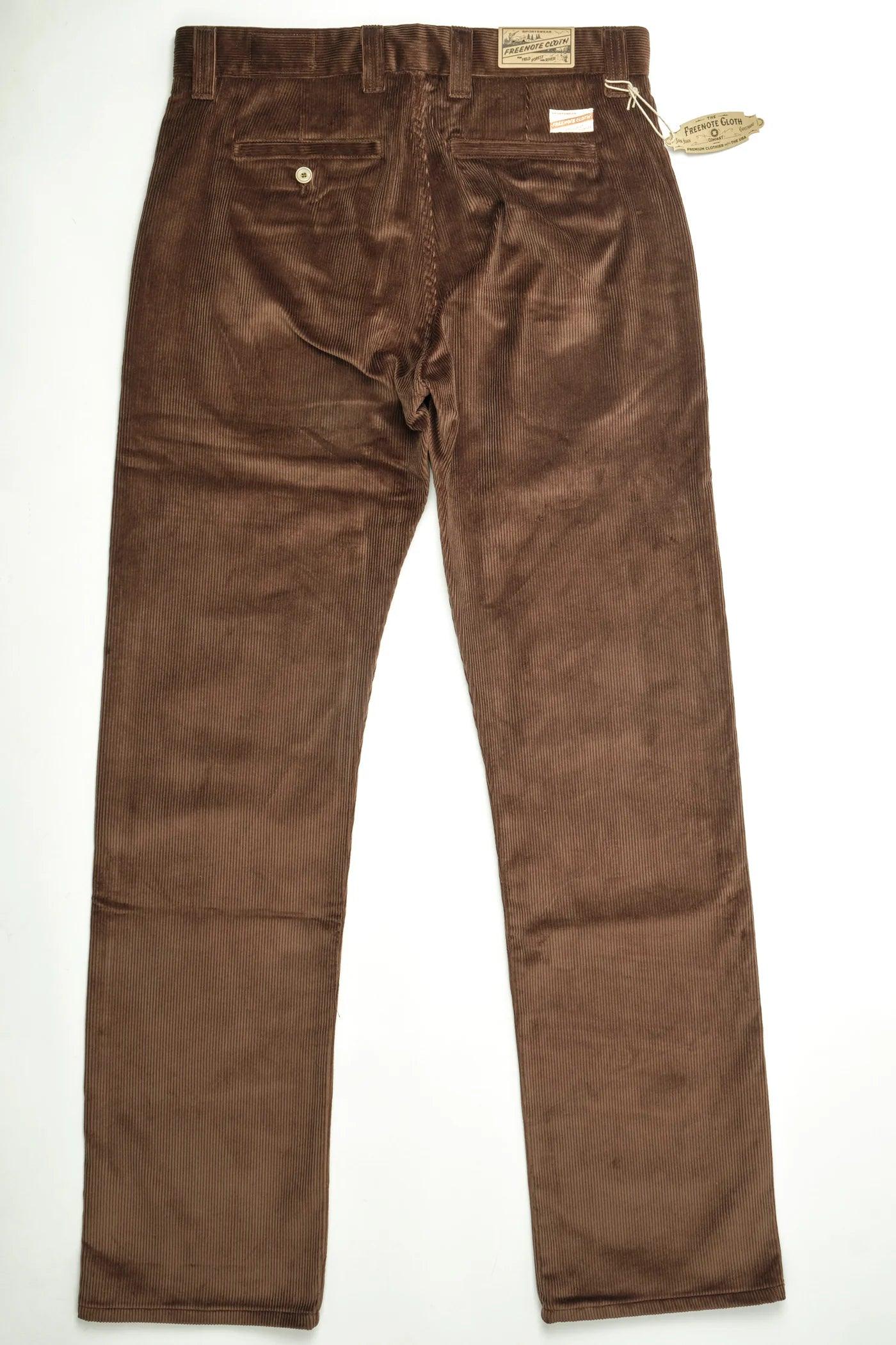 Freenote Cloth - Deck Pant in Chocolate Cord - City Workshop Men's Supply Co.