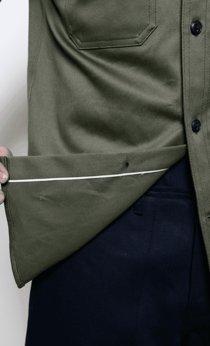 Rogue Territory - Field Shirt 9oz Olive Selvedge Twill - City Workshop Men's Supply Co.