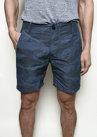 Rogue Territory - Fatigue Shorts in Tiger Camo Blue - City Workshop Men's Supply Co.