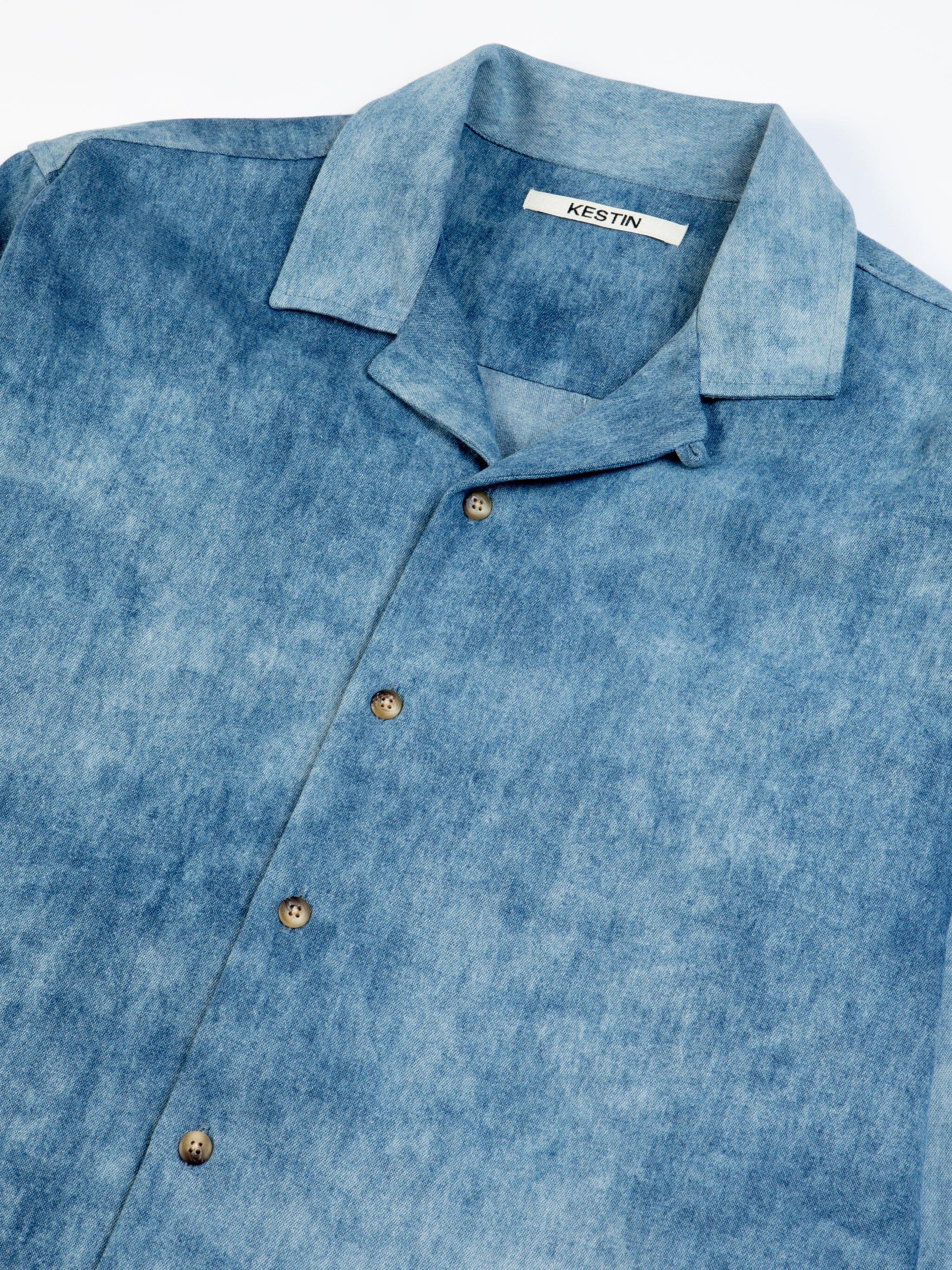 Kestin - Tain Shirt in Sky Blue - City Workshop Men's Supply Co.