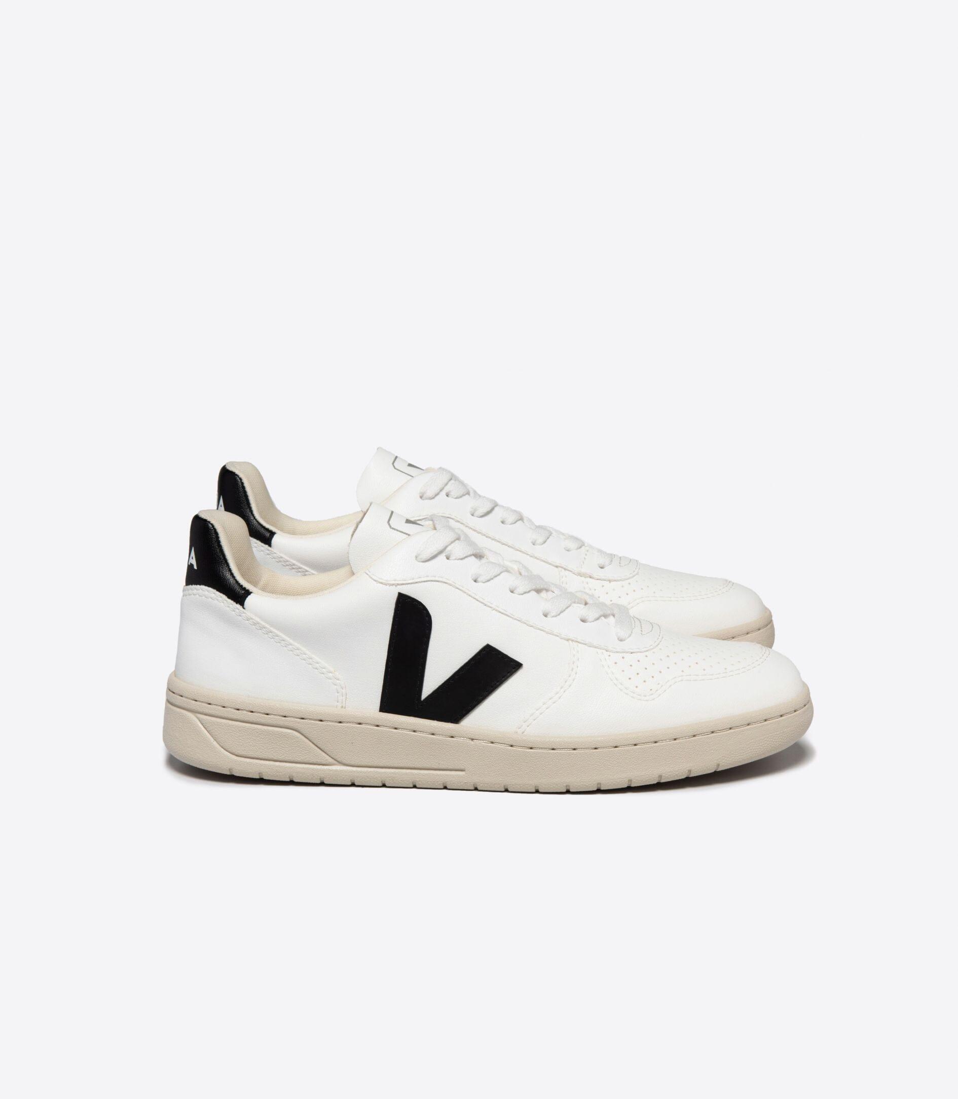 Veja - V-10 CWL WHITE BLACK - City Workshop Men's Supply Co.