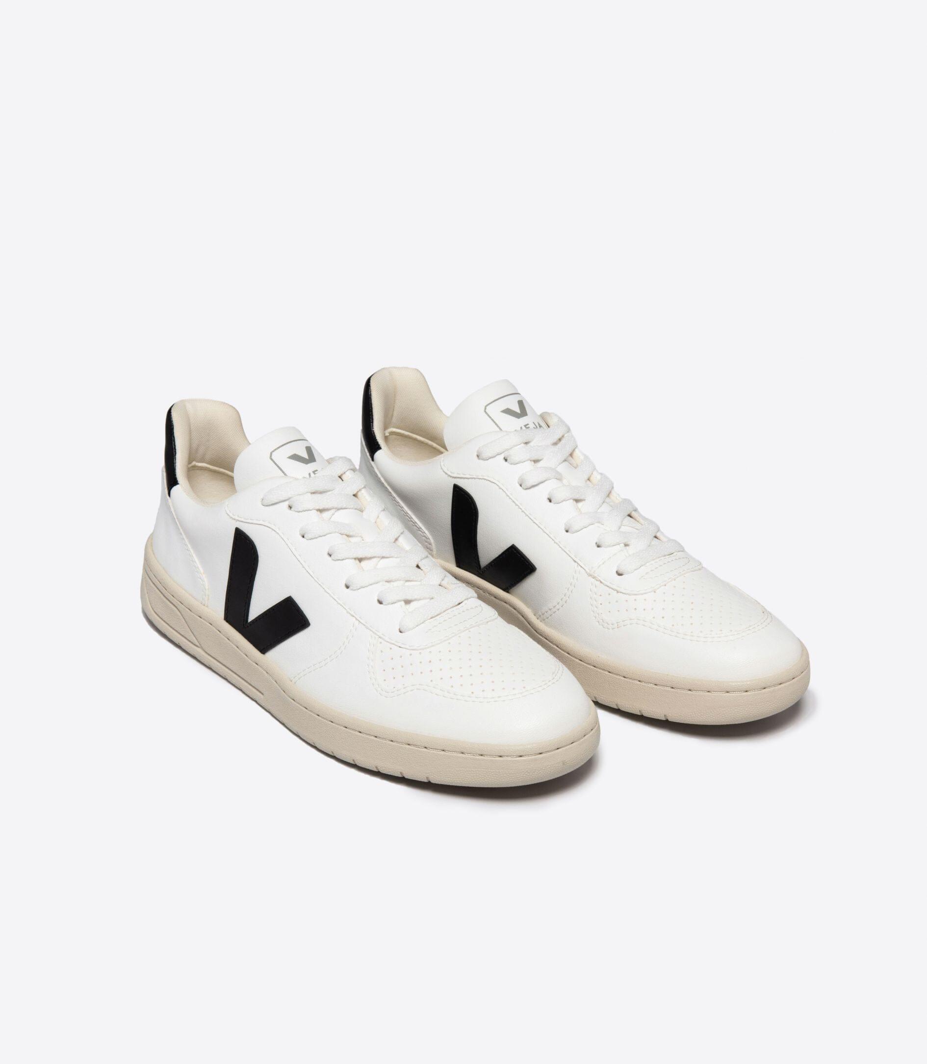Veja - V-10 CWL WHITE BLACK - City Workshop Men's Supply Co.