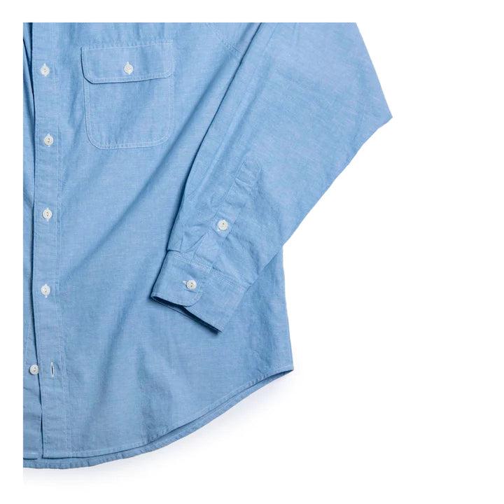 HEIMAT - Arbeitshemd Work Shirt in Trail Blue - City Workshop Men's Supply Co.