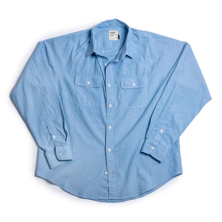 HEIMAT - Arbeitshemd Work Shirt in Trail Blue - City Workshop Men's Supply Co.