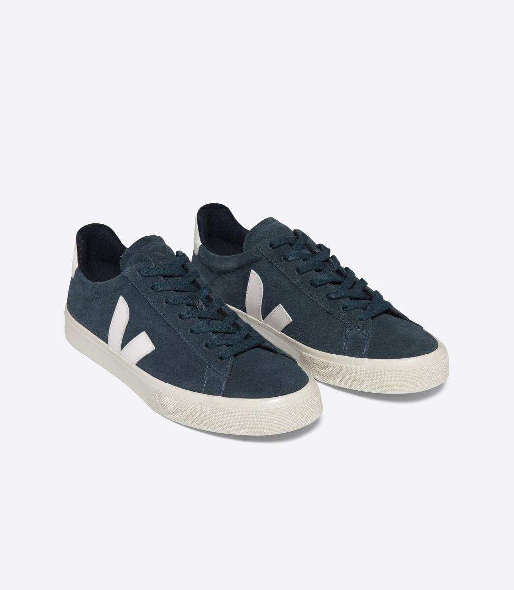 Veja - Campo Suede Nautico White - City Workshop Men's Supply Co.