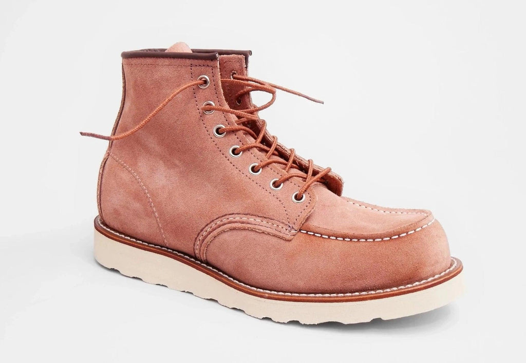Red Wing Heritage 6 Inch Classic Moc 8208 Dusty Rose Abilene Leather